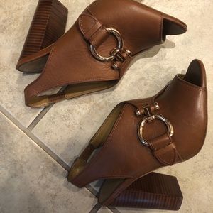 Coach brown leather shoes